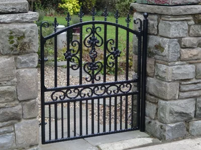 Wrought iron gates